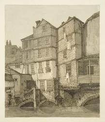 The Frome, Looking Upstream Towards Christmas Bridge, 1823