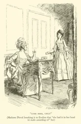 Come Here, Child, Madame Duval Breaking It to Evelina That 