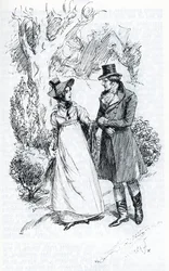 Emma and Mr. Knightley (Illustration)