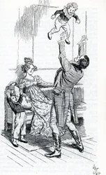 Mr. Knightley Playing with His Children