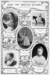 The Princess Beatrice, youngest child of Queen Victoria