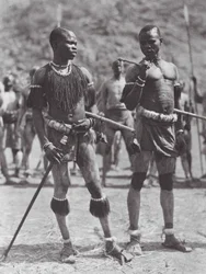 Africa: Nuba rattle-dancers
