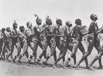 Africa: Nuba women dancing