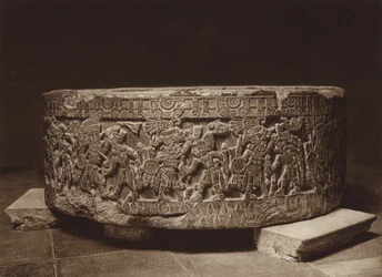 Mexico: Sacrificial Altar of King Tizoc, National Museum