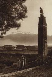 Mexico: Amecameca with Iztaccihuatl
