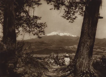 Mexico: Amecameca with Iztaccihuatl