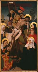 Passion Triptych, the Descent from the Cross, right panel