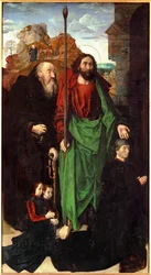 Tommaso Portinari and His Two Sons, Flanked by Saint Anthony and Saint Thomas