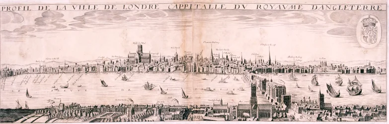 View of London from the south