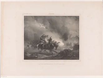 Attacking Soldiers on Horseback (Attack of Cuirassiers on a Battery) (Album of Dutch Painters series)