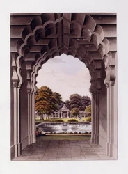 An Architectural Design with Garden