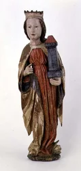 St. Barbara, from Kassa, 1450-60
