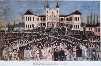 The Rally of the Romanian Peasants at Blaj in Transylvania on the 15th of May, 1848