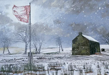 Drovers Arms and the Red Flag, near Garth, 1992