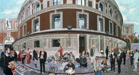 Promenaders at The Last Night, Royal Albert Hall