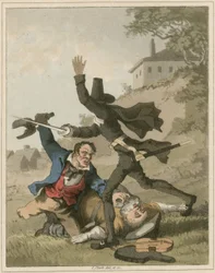 Illustration from Hudibras by Samuel Butler