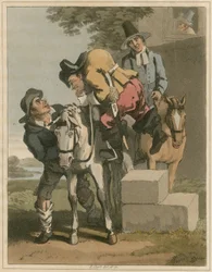 Illustration from Hudibras by Samuel Butler