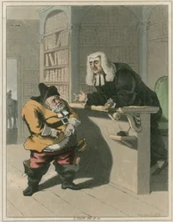 Illustration from Hudibras by Samuel Butler