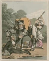 Illustration from Hudibras by Samuel Butler