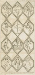 Betley Glass Window - Morris Dancers