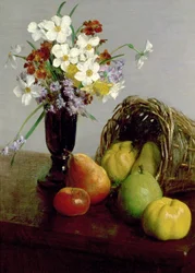 Fruits and Flowers, 1866