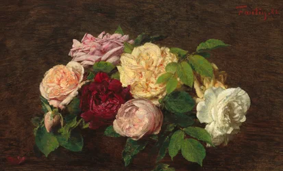Roses de Nice on a Table