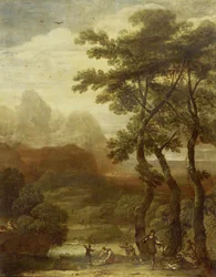 Landscape with Hunters