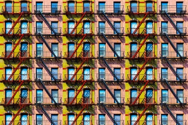 Colorful Building Pattern