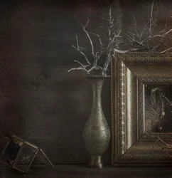 Antique Gold Still Life