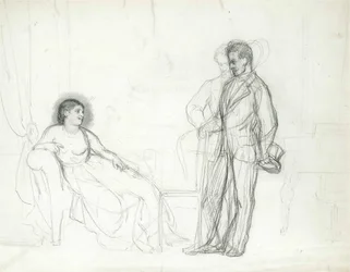 Adelina Patti as Violetta in the Opera La Traviata by Giuseppe Verdi