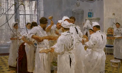 Surgeon Evguény Pavlov in the Operating Room