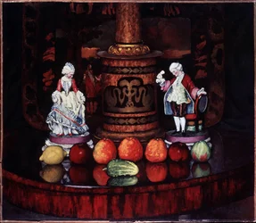 Still Life with Porcelain Figures