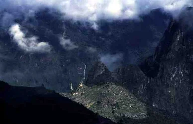 General View of the Citadel at Machu Picchu