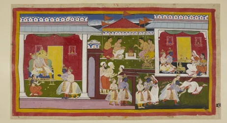 Rama Accepts His Banishment (detail)