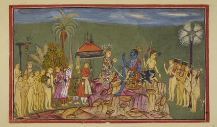 Rama asks Sugriva, who had previously described the four quarters of the world, how he came to know them so well