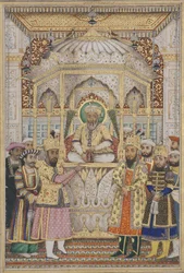 Bahadur Shah II in Darbar