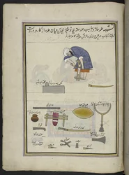 Bookbinder, 86 Drawings Bound into a Volume Depicting Trades and Occupations in Kashmir