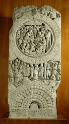 Carving depicting a story from the Jatakas