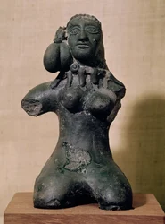 Female idol, Mauryan, 3rd-2nd century BC