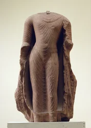 Figure of a Standing Buddha, Jamalpur, Mathura