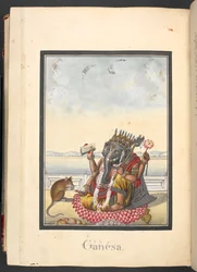 Ganesha, the elephant god, son of Shiva and Parvati