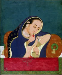 Intoxicated Lady at a Window