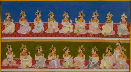 King Janaka shares the genealogy of his dynasty during the betrothal ceremony