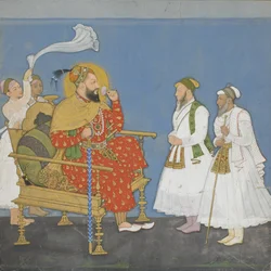 Muhammad Adil Shah II with Courtiers and Attendants