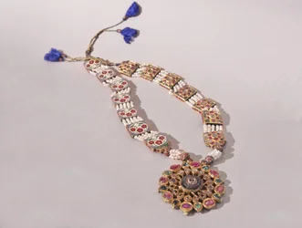 Necklace (with reversible floral design), c.1870