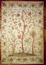 Palampore or coverlet from the Coromandel Coast
