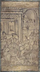 Portuguese Sailors with Prostitutes in Indies