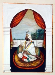 Rajah Sher Singh, from The Kingdom of the Punjab, its Rulers and Chiefs, volume I