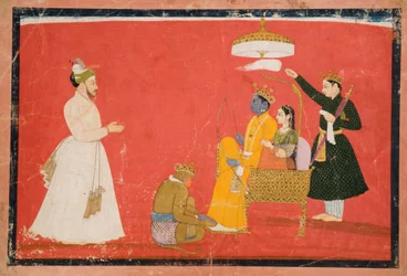Rama and Sita Enthroned