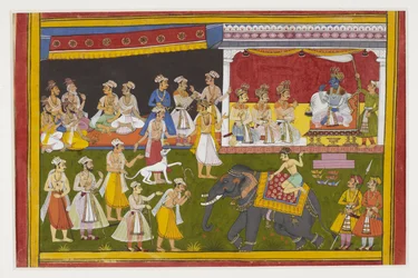 Rama hears a dog’s plea for justice, while a brahmin returns to his monastery